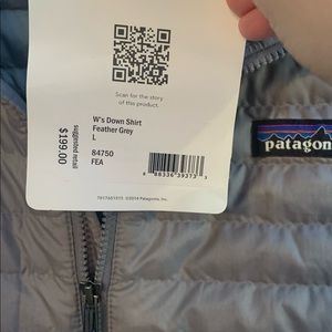 Patagonia Women’s Down Shirt Jacket Size L